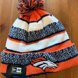 New Era Orange and Blue Knit Beanie
